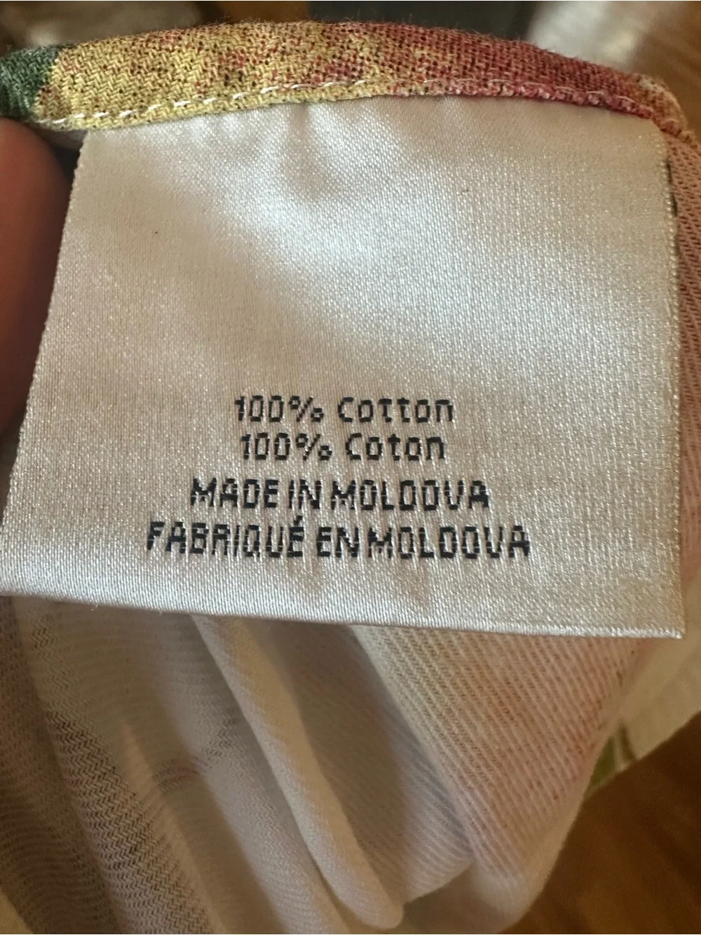 Williams Sonoma round tablecloth